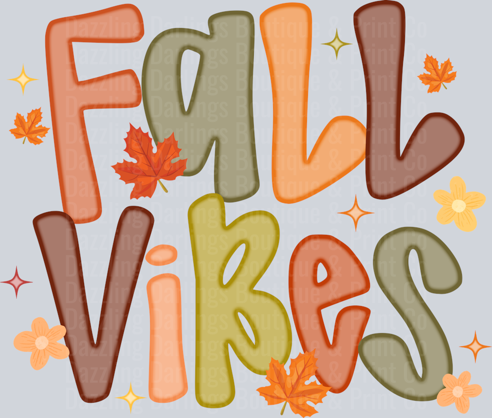 HALLOWEEN FALL DTF TRANSFER RETRO FALL VIBES