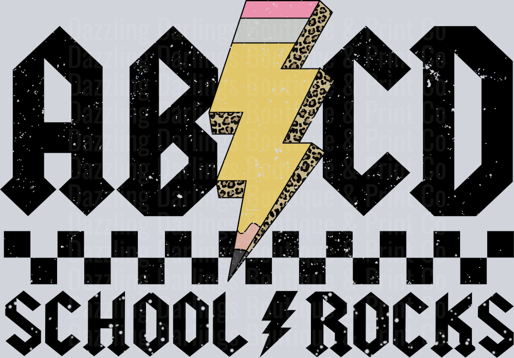 ABCD School Rocks Leopard