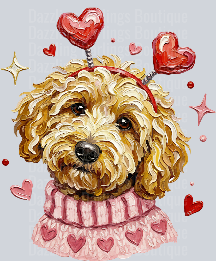 Valenines Day Dog Love