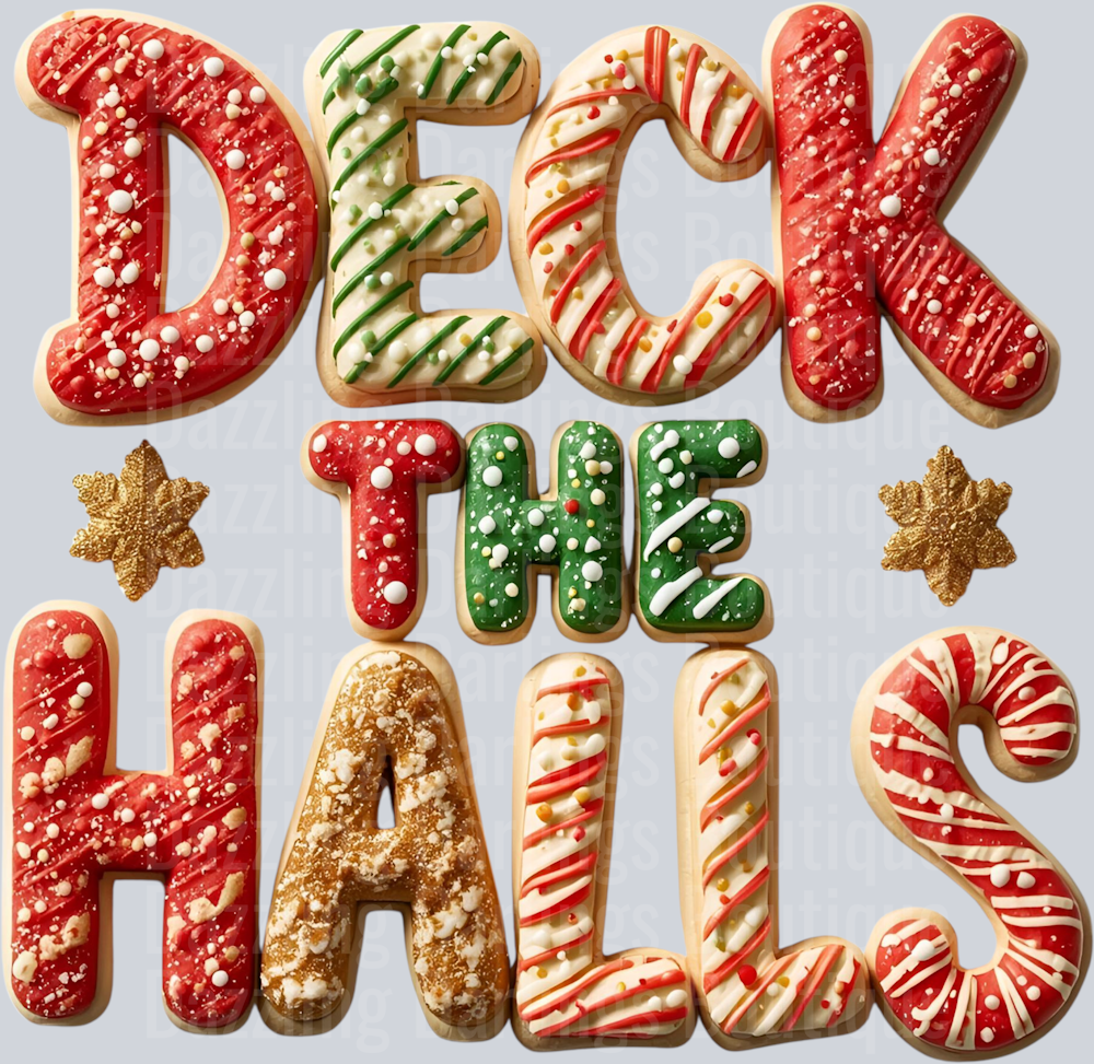 DECK THE HALLS FAUX COOKIE