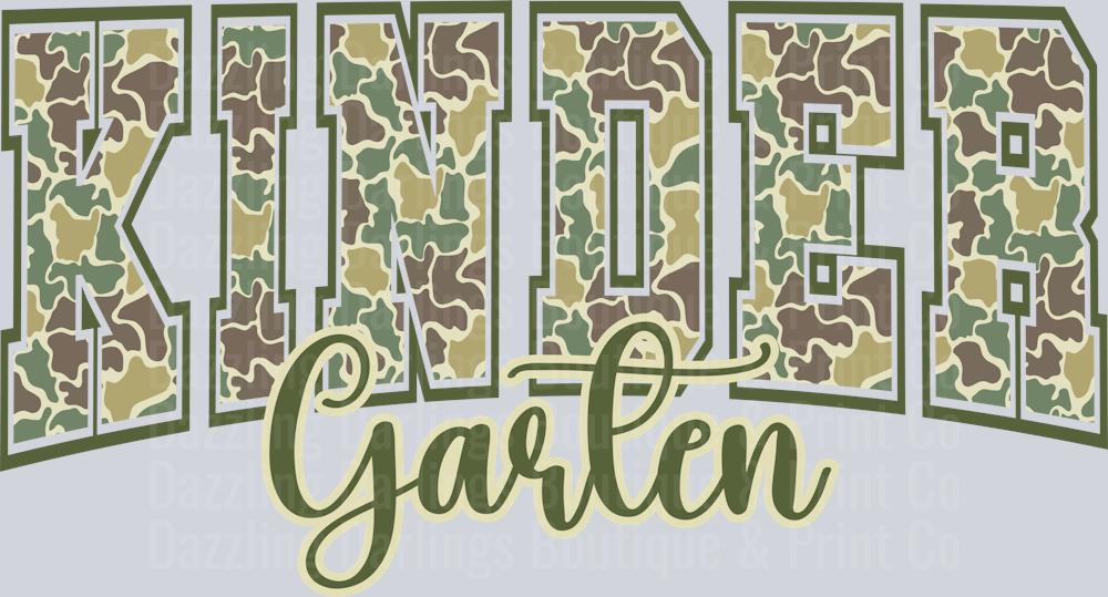 KINDERGARTEN CAMO
