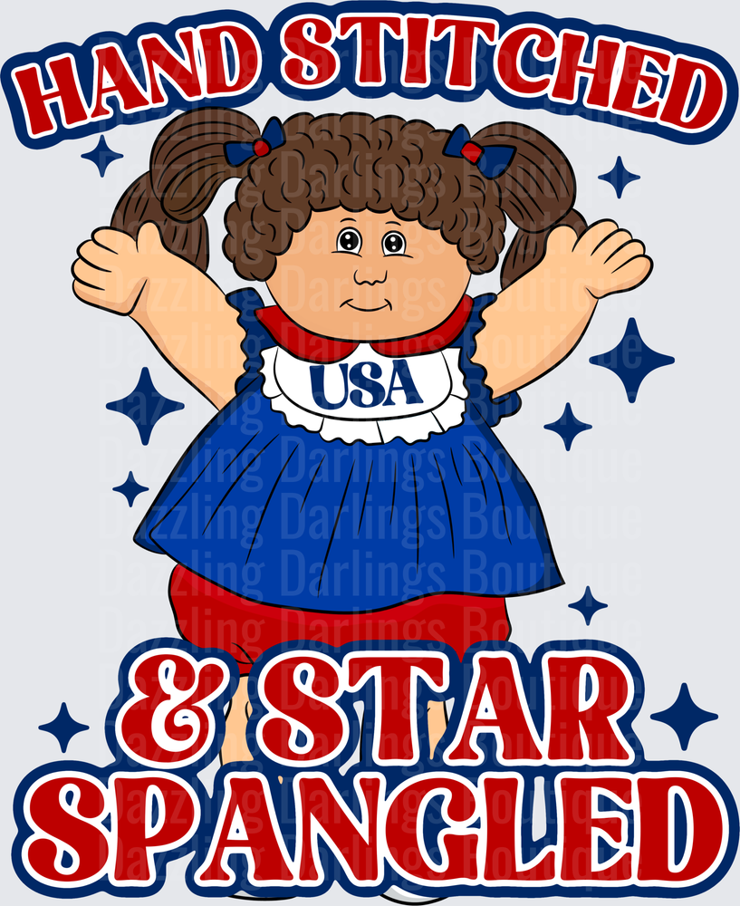 Cabbage Patch Kids Doll Hand Stitched Star Spangled USA