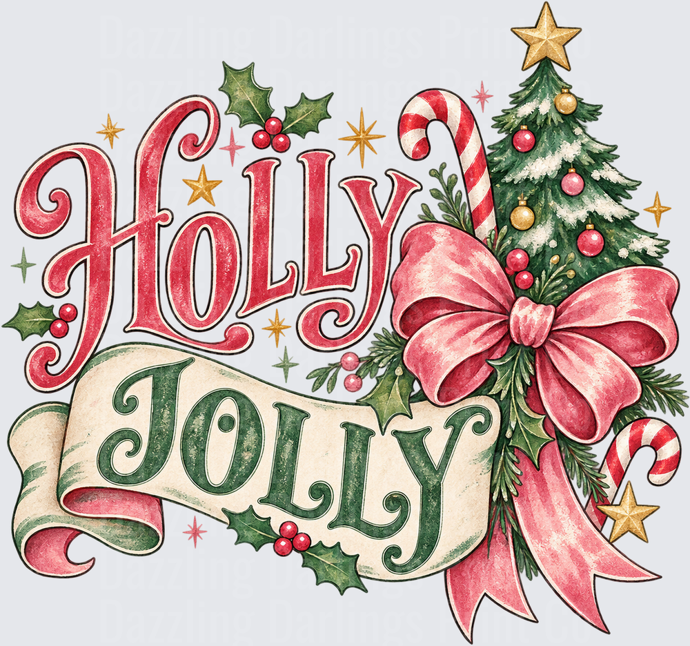 Holly Jolly Pink