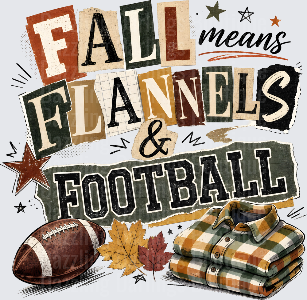 Fall Means Flannels and Football