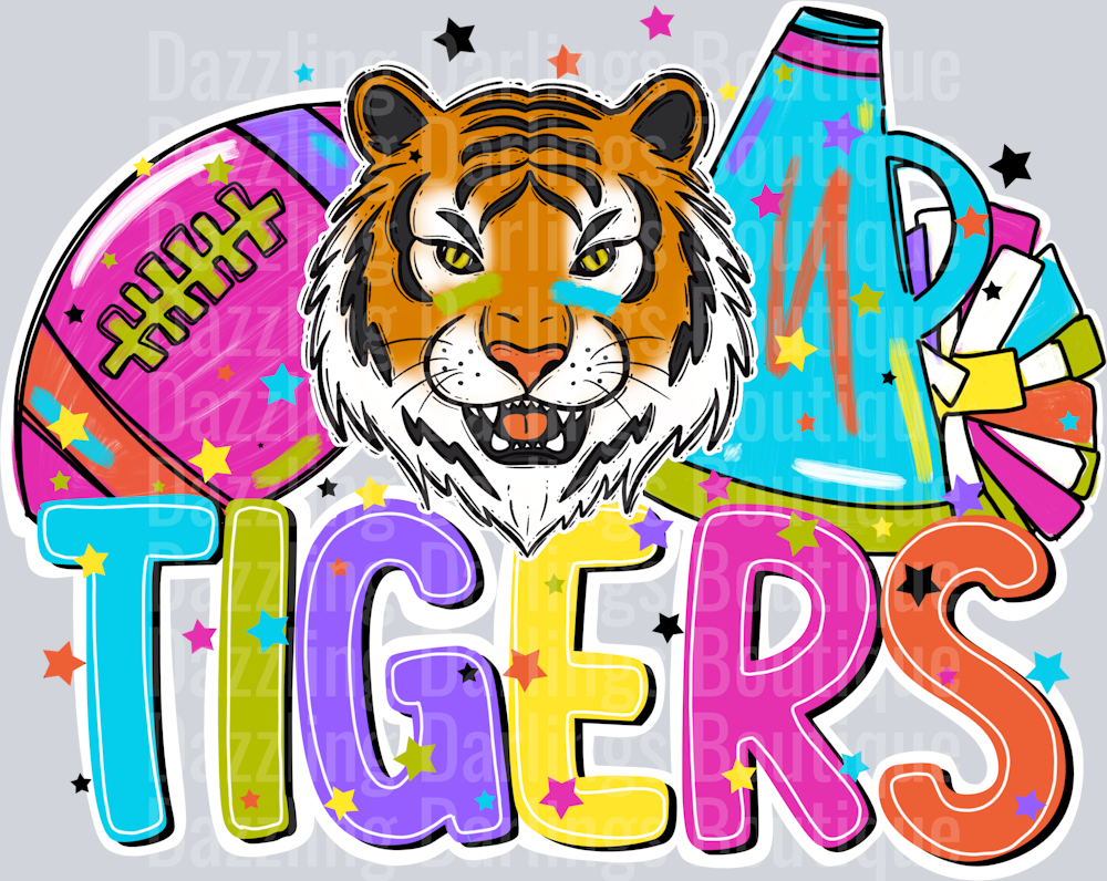 TIGERS FOOTBALL CHEER BRIGHT