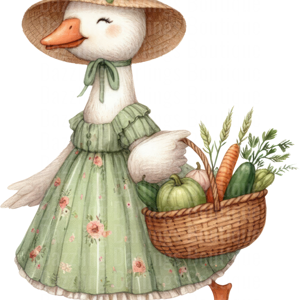 Vintage Cottagecore Goose (12)