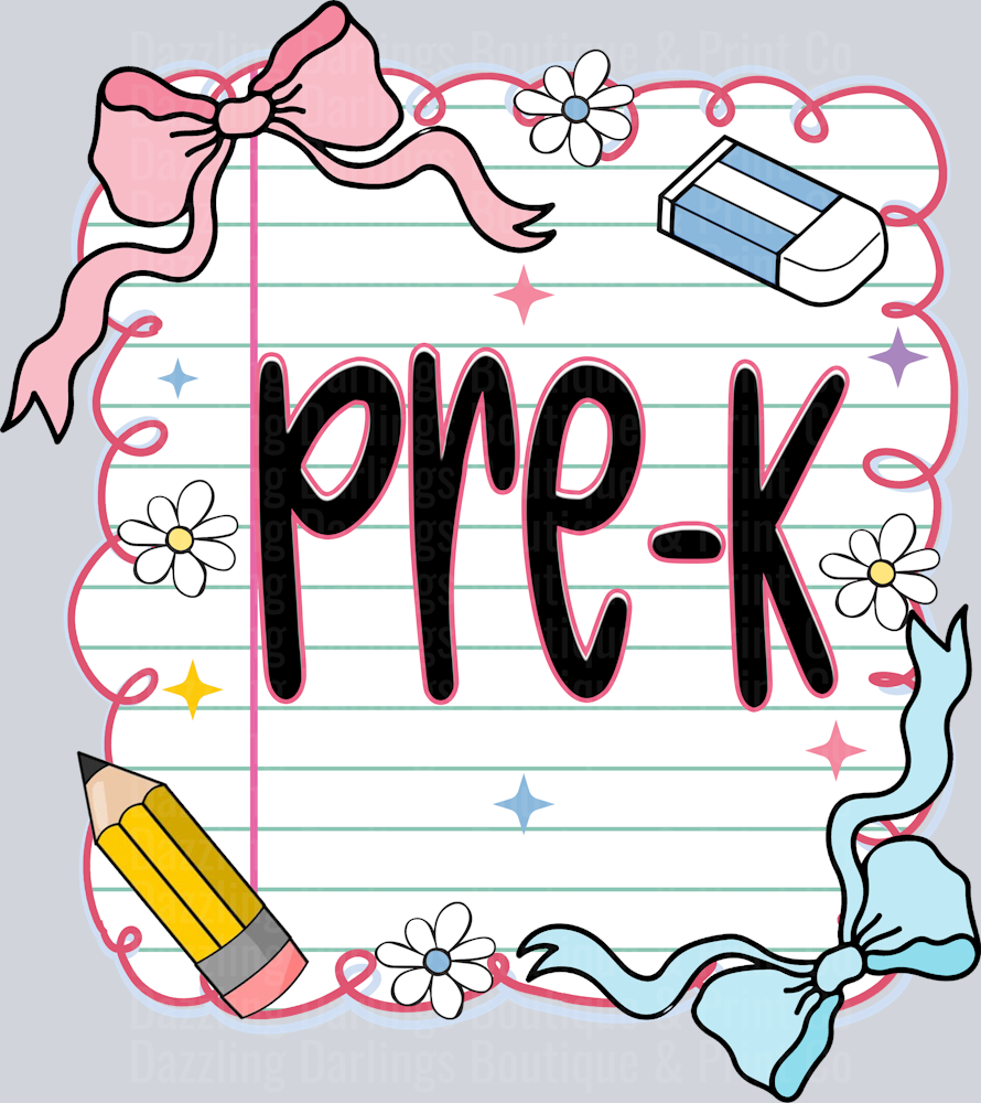 BACK TO SCHOOL PRE-K