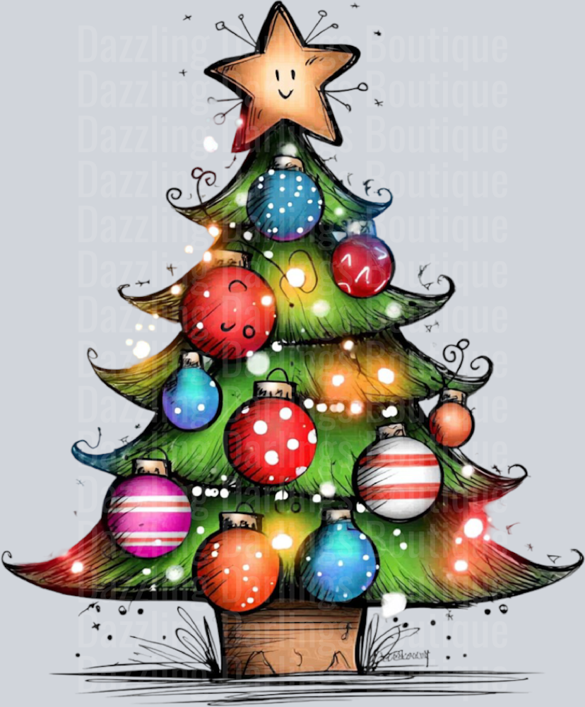 Hand-drawn Christmas Tree