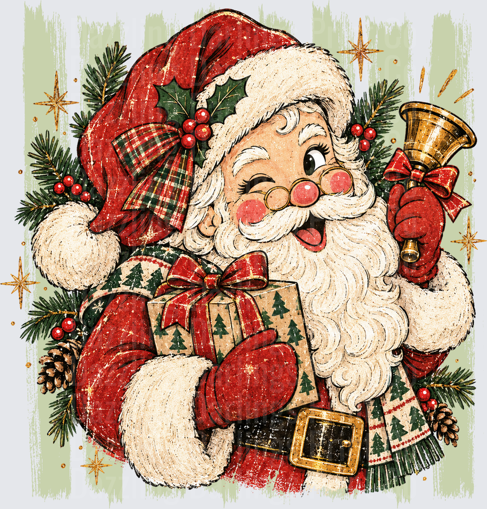 Striped Santa Claus