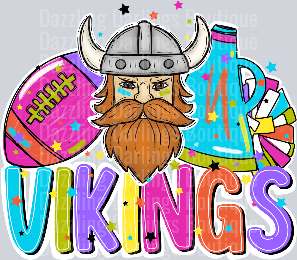 VIKINGS FOOTBALL CHEER BRIGHT