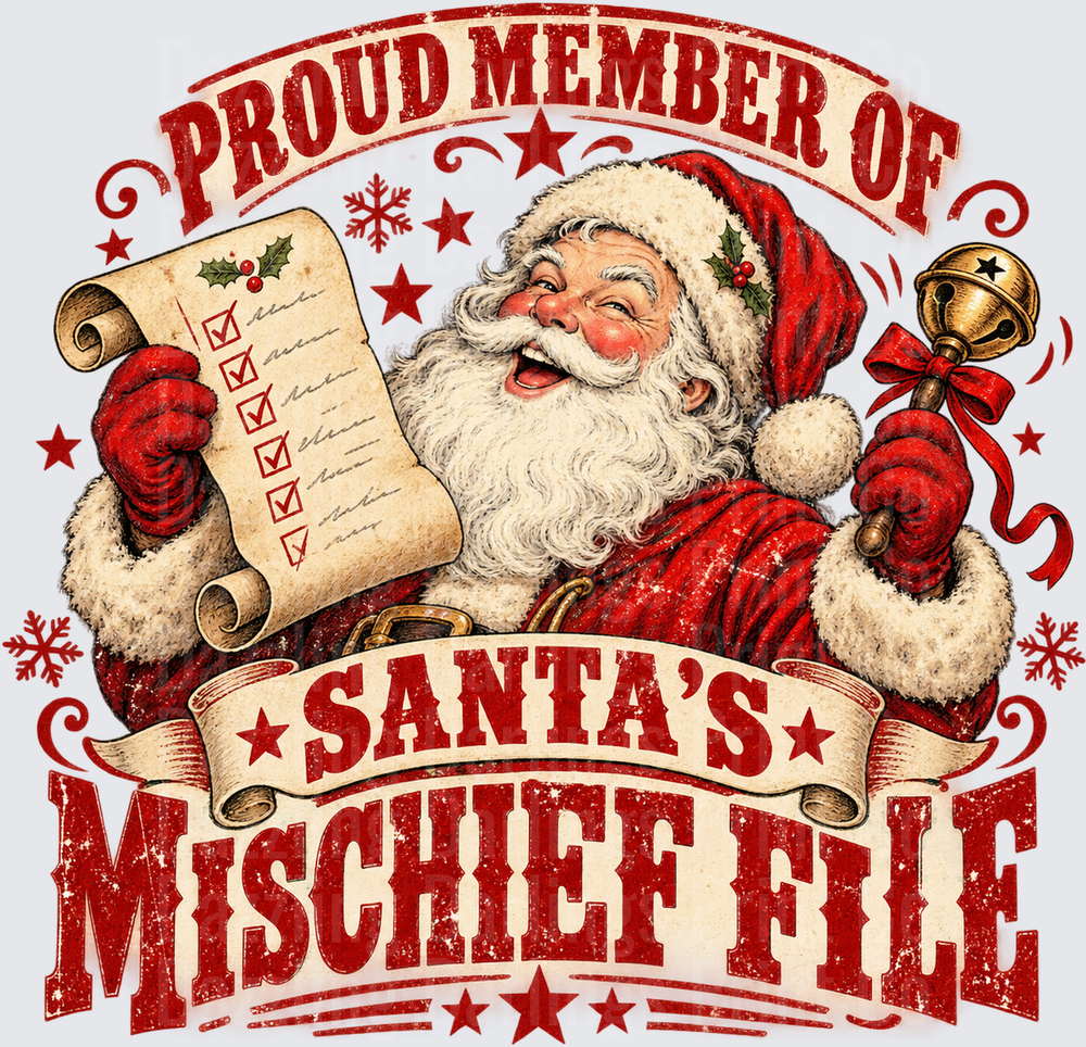 Proud Member of Santa's Mischief File