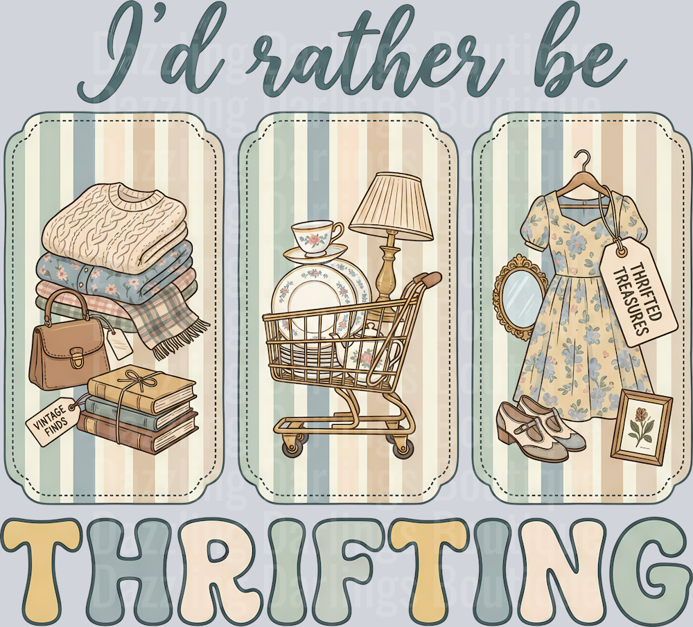 I'D RATHER BE THRIFTING