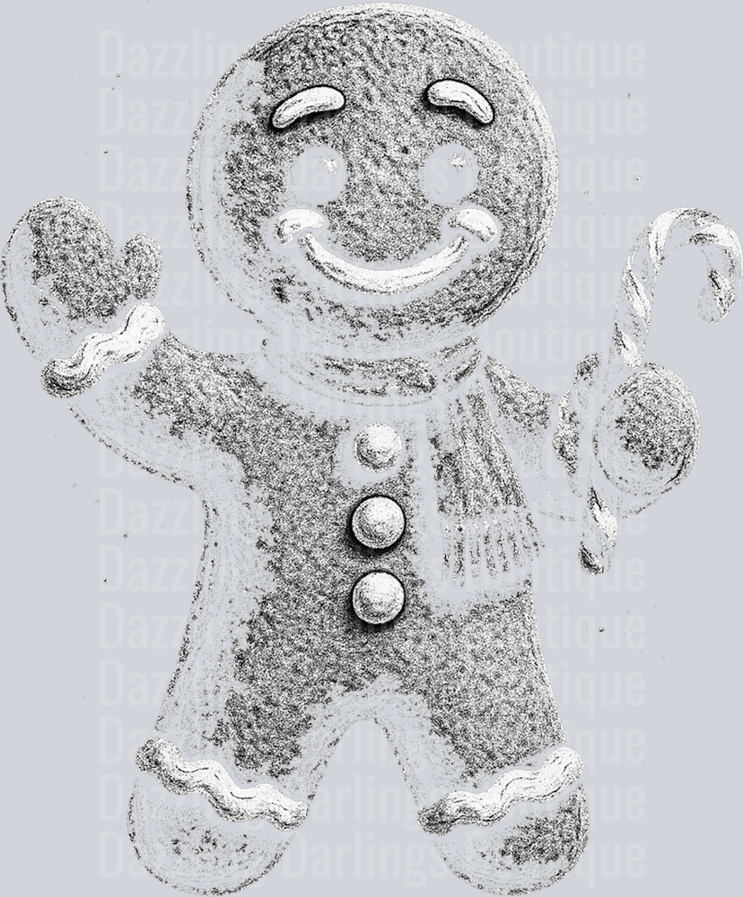 Half-tone Viral GINGERBREAD