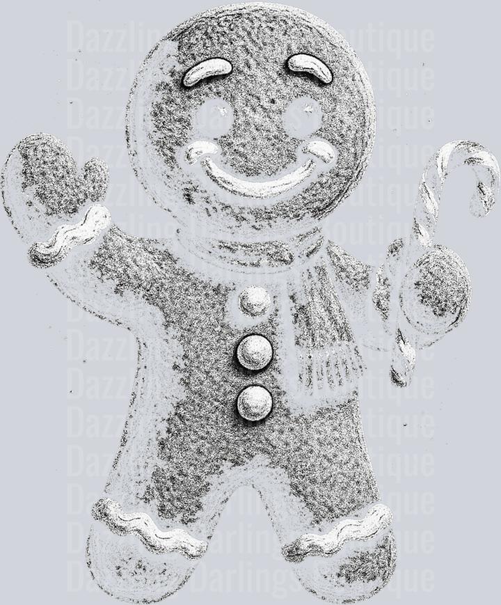 Half-tone Viral GINGERBREAD