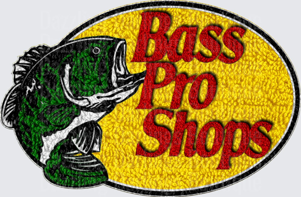 Bass Pro Shops Logo with Largemouth Bass Fish