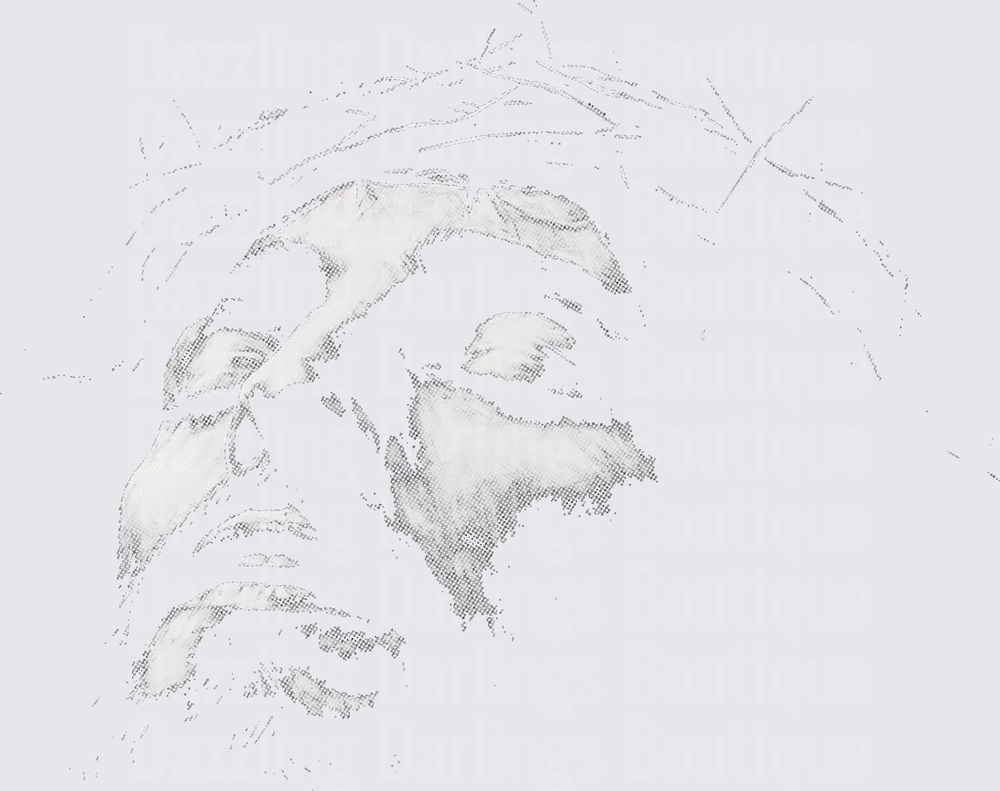 Einstein Portrait Sketch with Wild Hair and Mustache