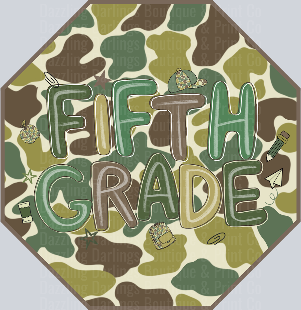 FIRTH GRADE CAMO