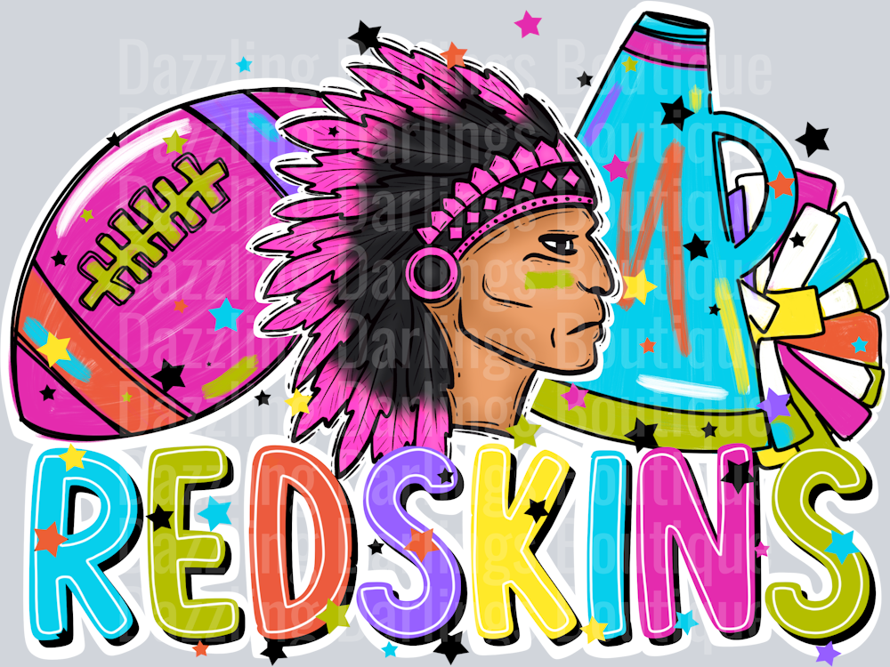 REDSKINS FOOTBALL CHEER BRIGHT