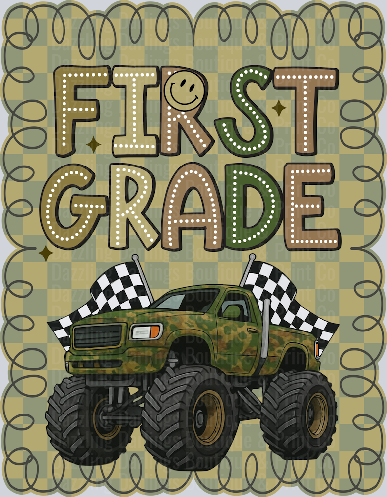 FIRST GRADE CAMO FOURWHEELER