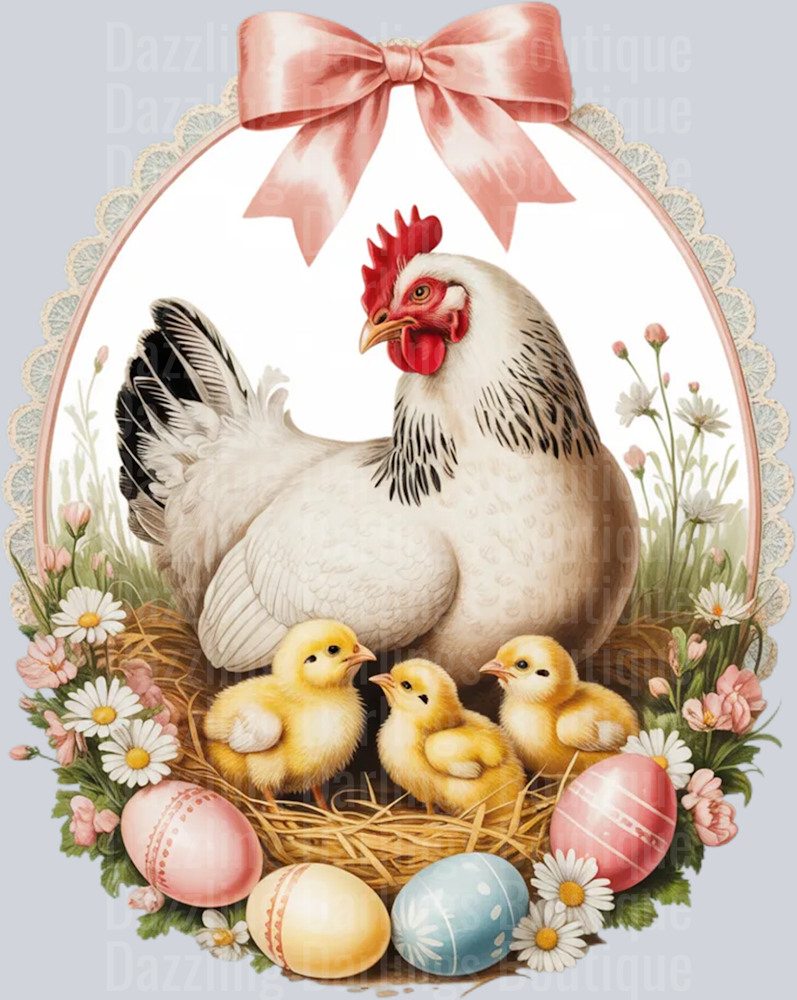 VINTAGE EASTER HEN