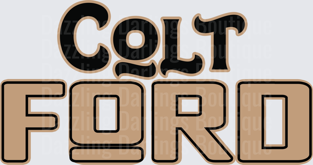 Colt Ford Country Music Artist Name Logo