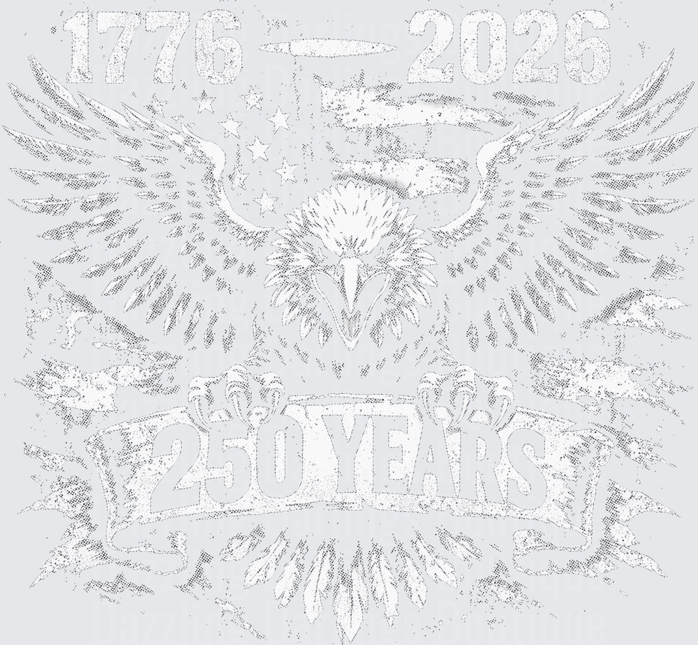 Vintage Eagle Wings 1776-2025 250 Years Anniversary Design