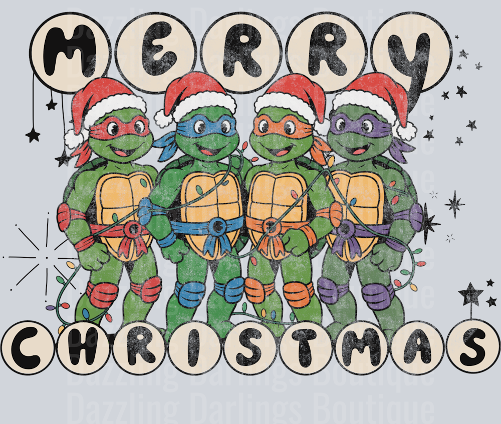 Merry Christmas Ninja turtles