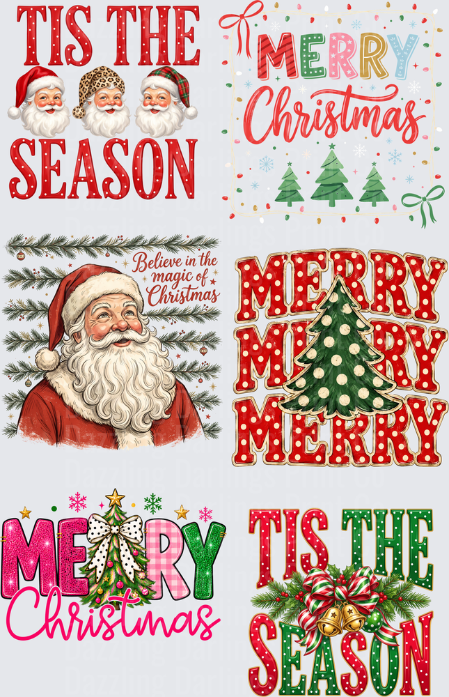 Christmas Premade 2 Tis The Season Merry Merry Santa