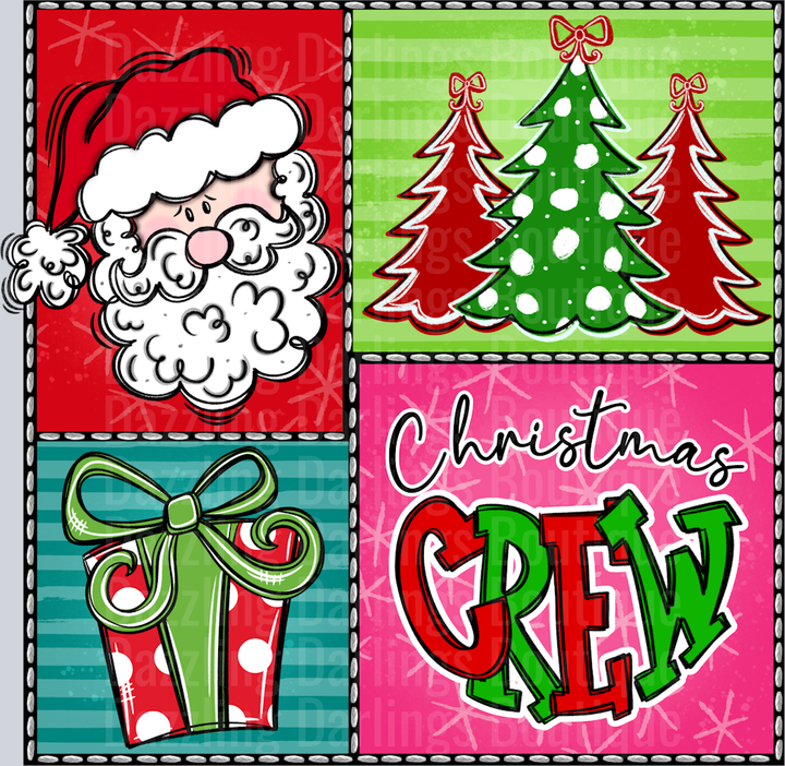 CHRISTMAS CREW SQUARE 1