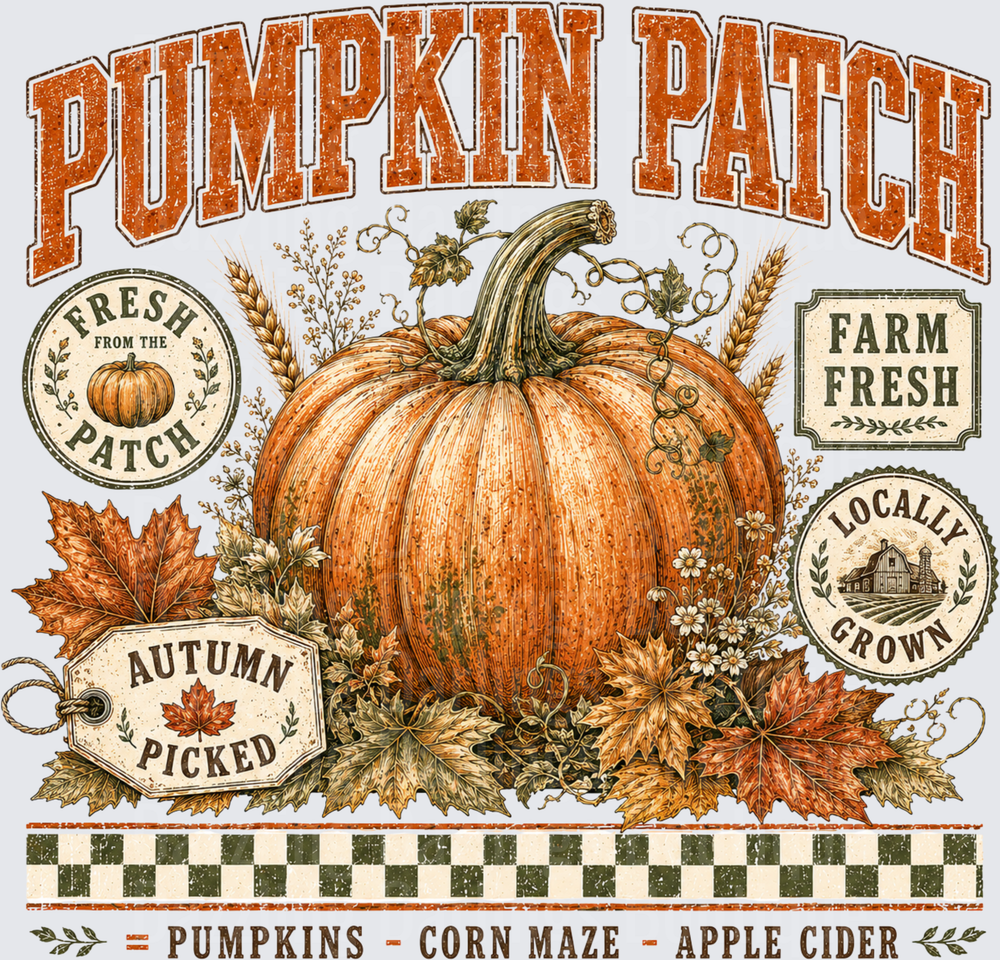 Retro Pumpkin Patch