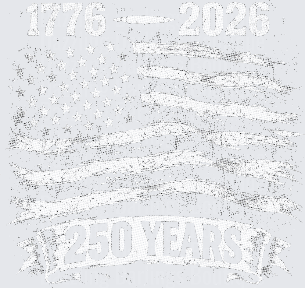 Vintage American Flag 1776 2026 250th Anniversary Celebration