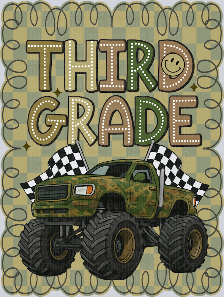 THIRD GRADE CAMO FOURWHEELER