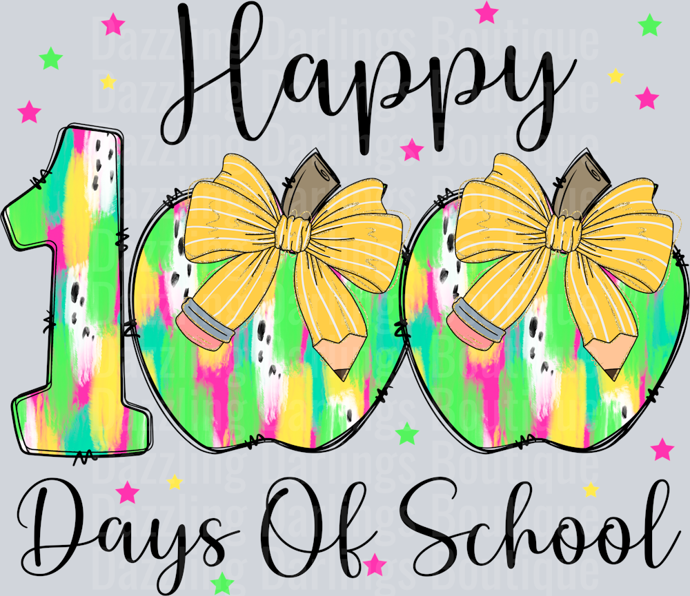 100 DAYS OF SCHOOL