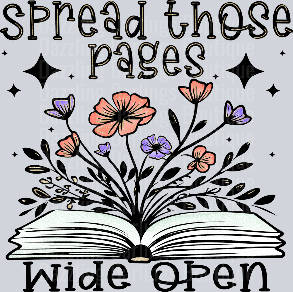 spread those pages wide open HWDS