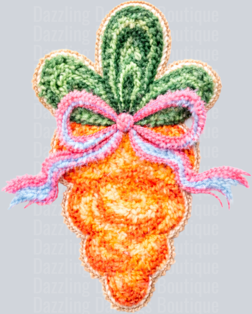 FAUX YARN EASTER CARROT
