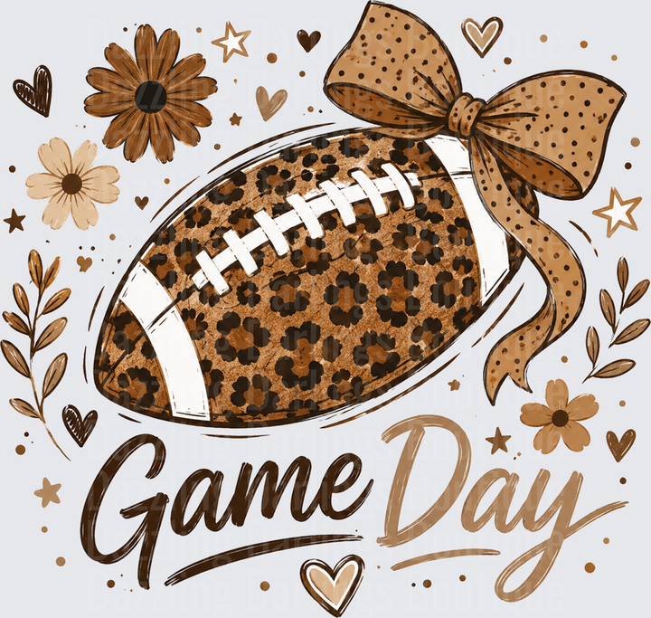 Floral and Leopard Football