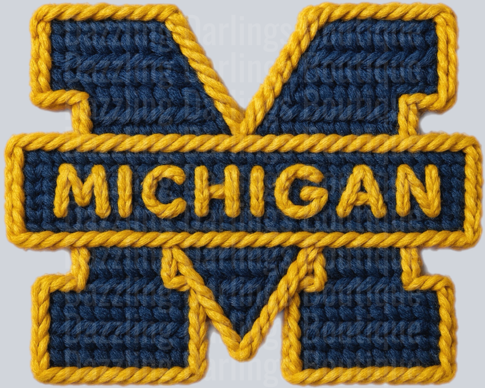 Michigan block m