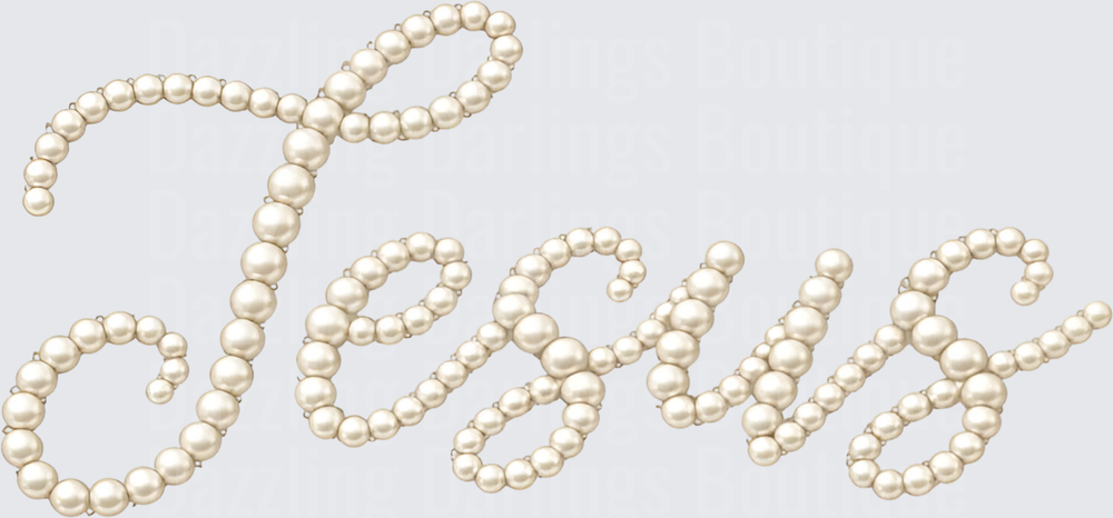 Jesus Faux Pearls