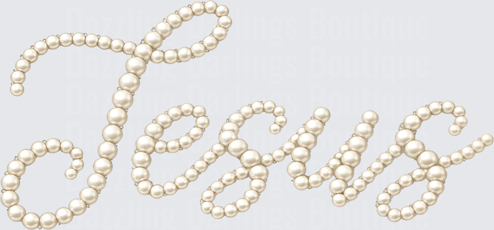 Jesus Faux Pearls