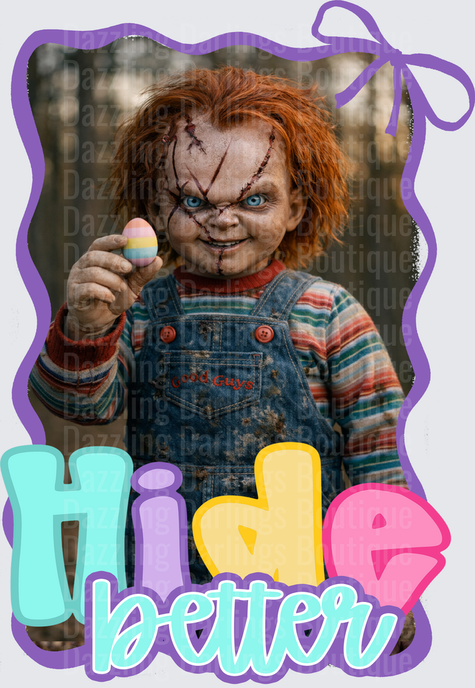 Chucky Doll Easter Egg Hunt Hide Better Design