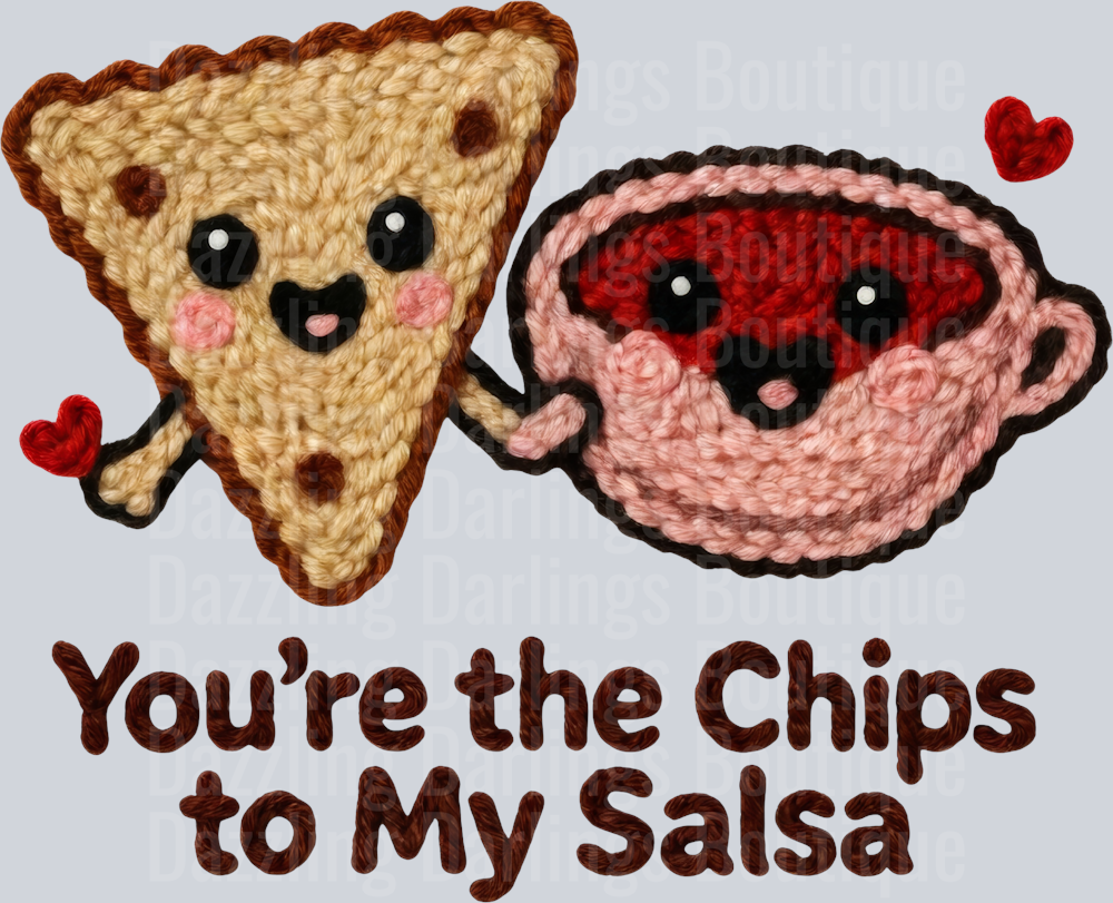 Latch Hook Funny Food Chip to my Salsa