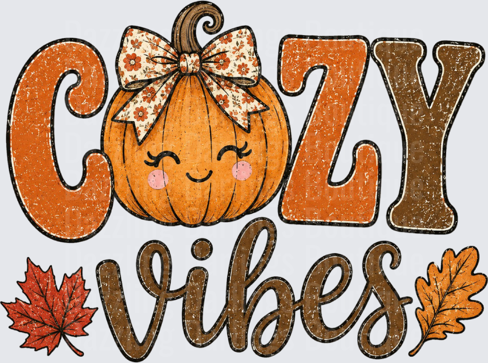 Cozy Vibes Pumpkin
