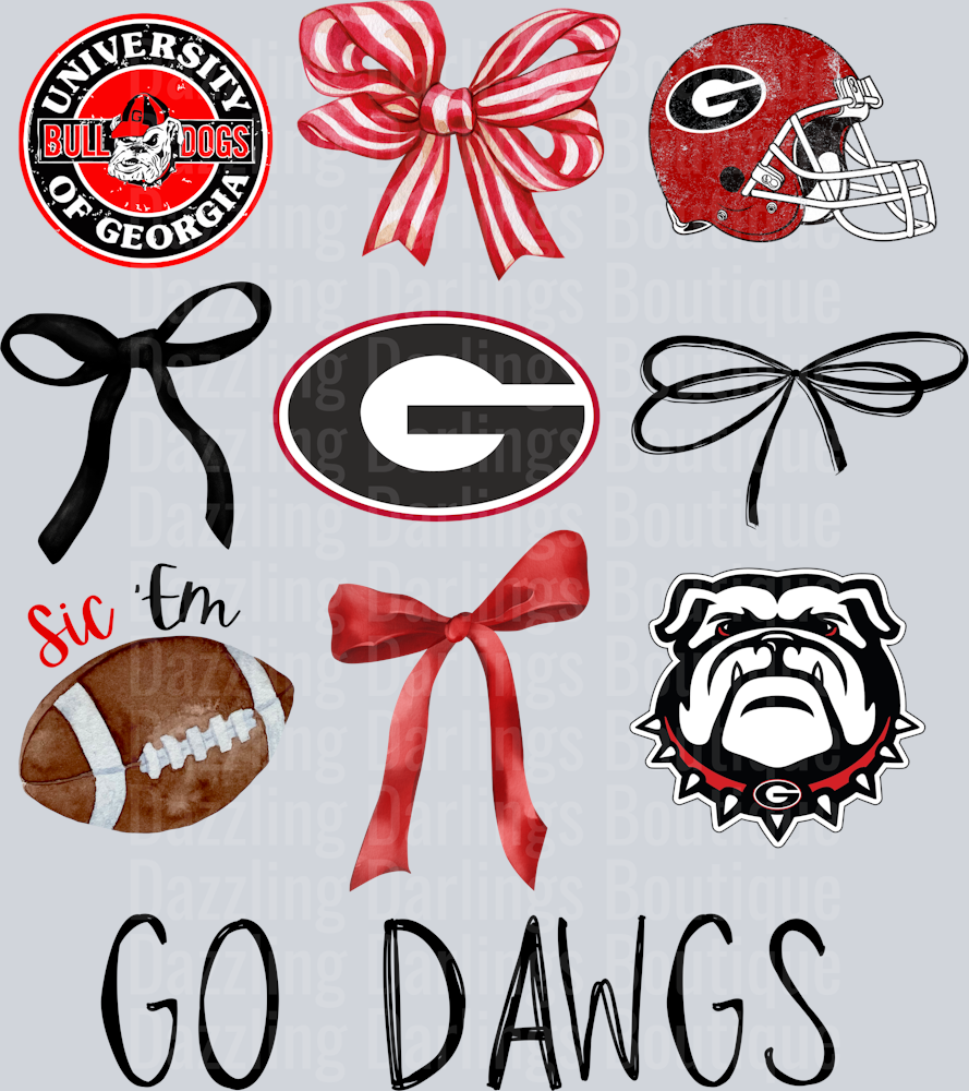 georgia bows collage