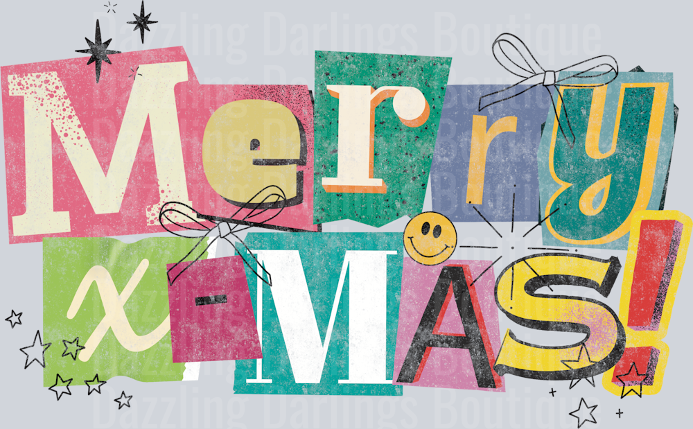 Merry Xmas distressed