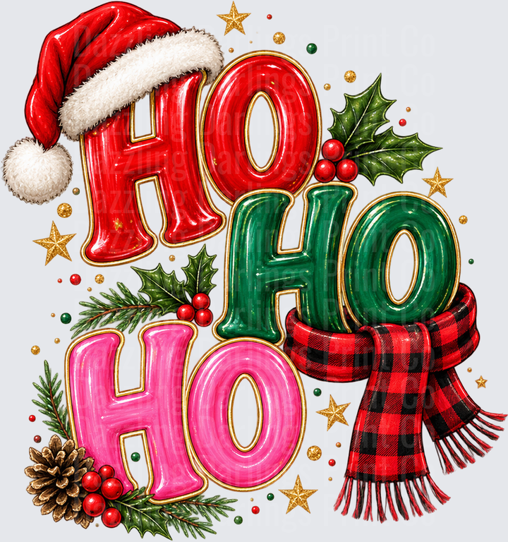 HO HO HO Santa Hat