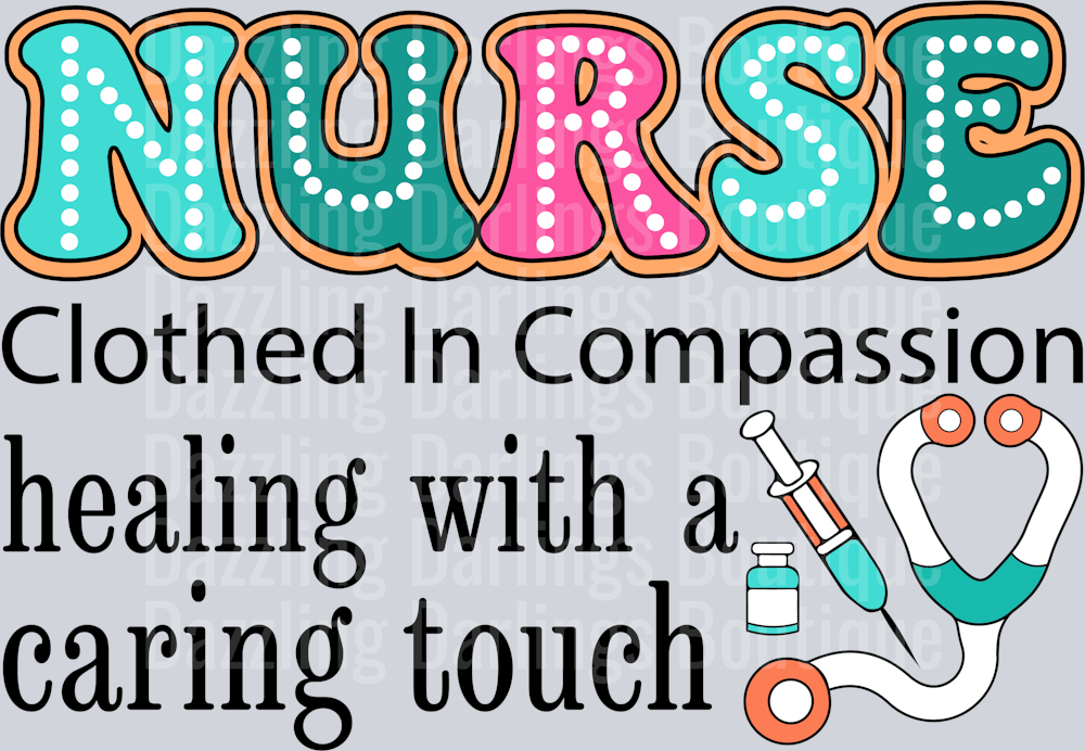 Nurse Clothed in Compassion Healing with a Caring Touch