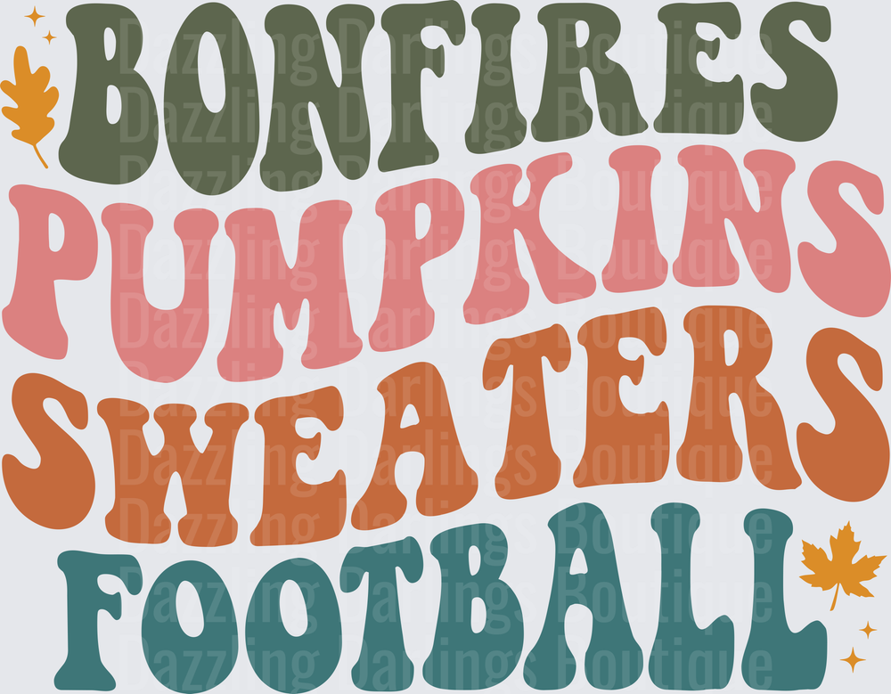Bonfires, Pumpkins, Sweaters, Football