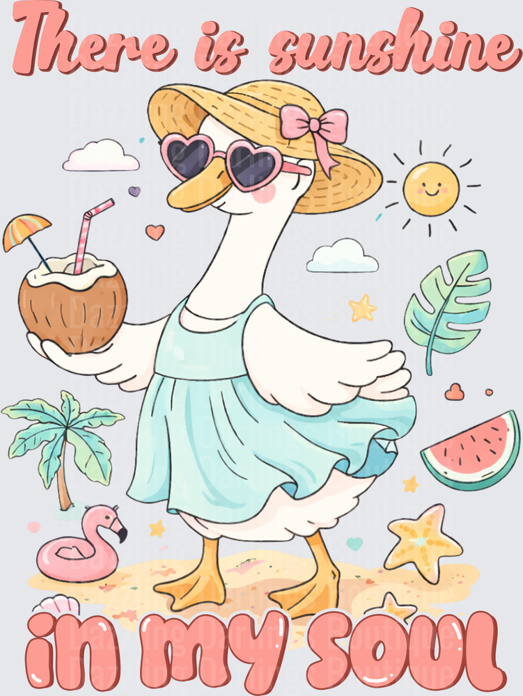 There Is Sunshine In My Soul Beach Goose Summer Vibes