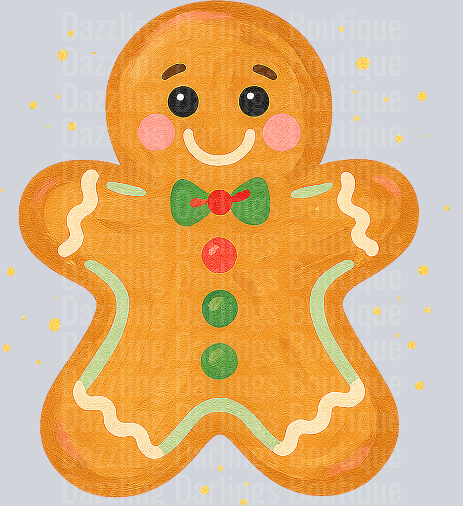 GINGERBREAD MAN Brushstroke Christmas