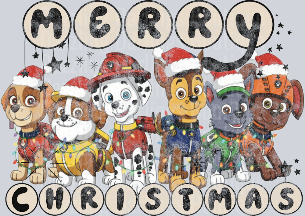 Merry Christmas paw patrol